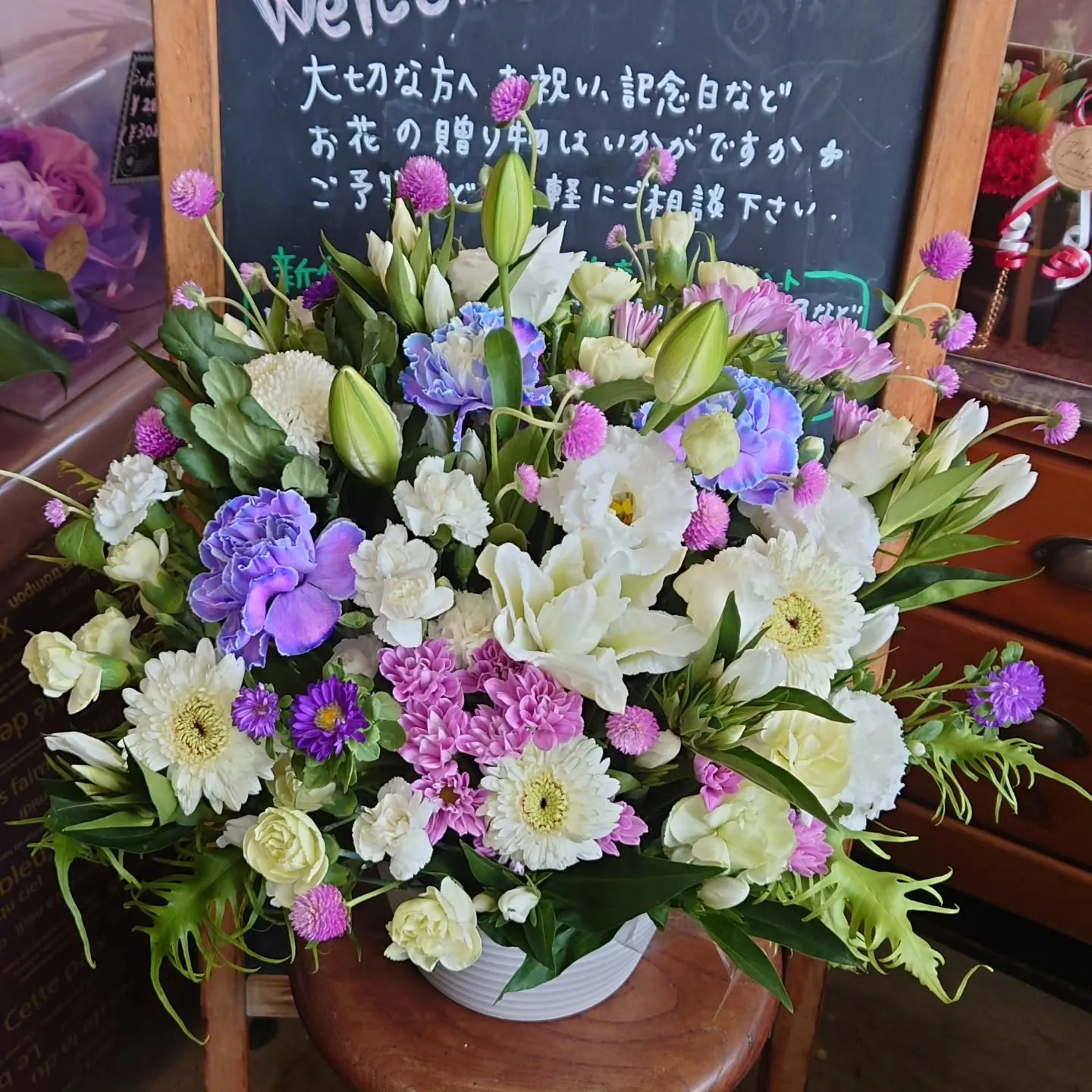 お供えのアレンジメント