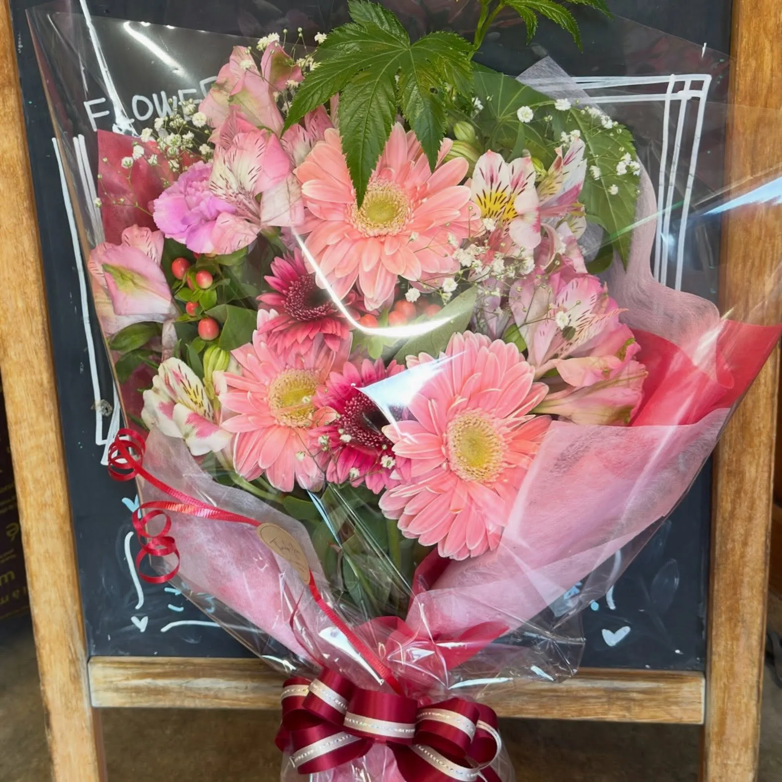 ピンクの花束💐