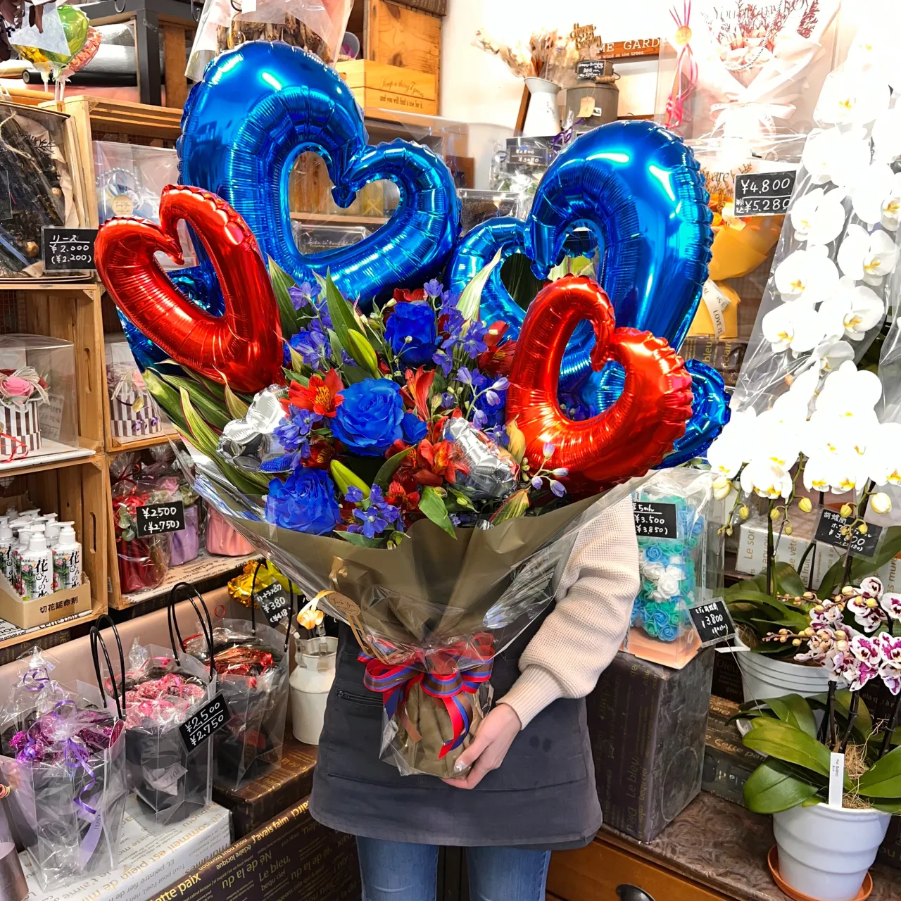 祭り引退の花束|藤井寺の花屋