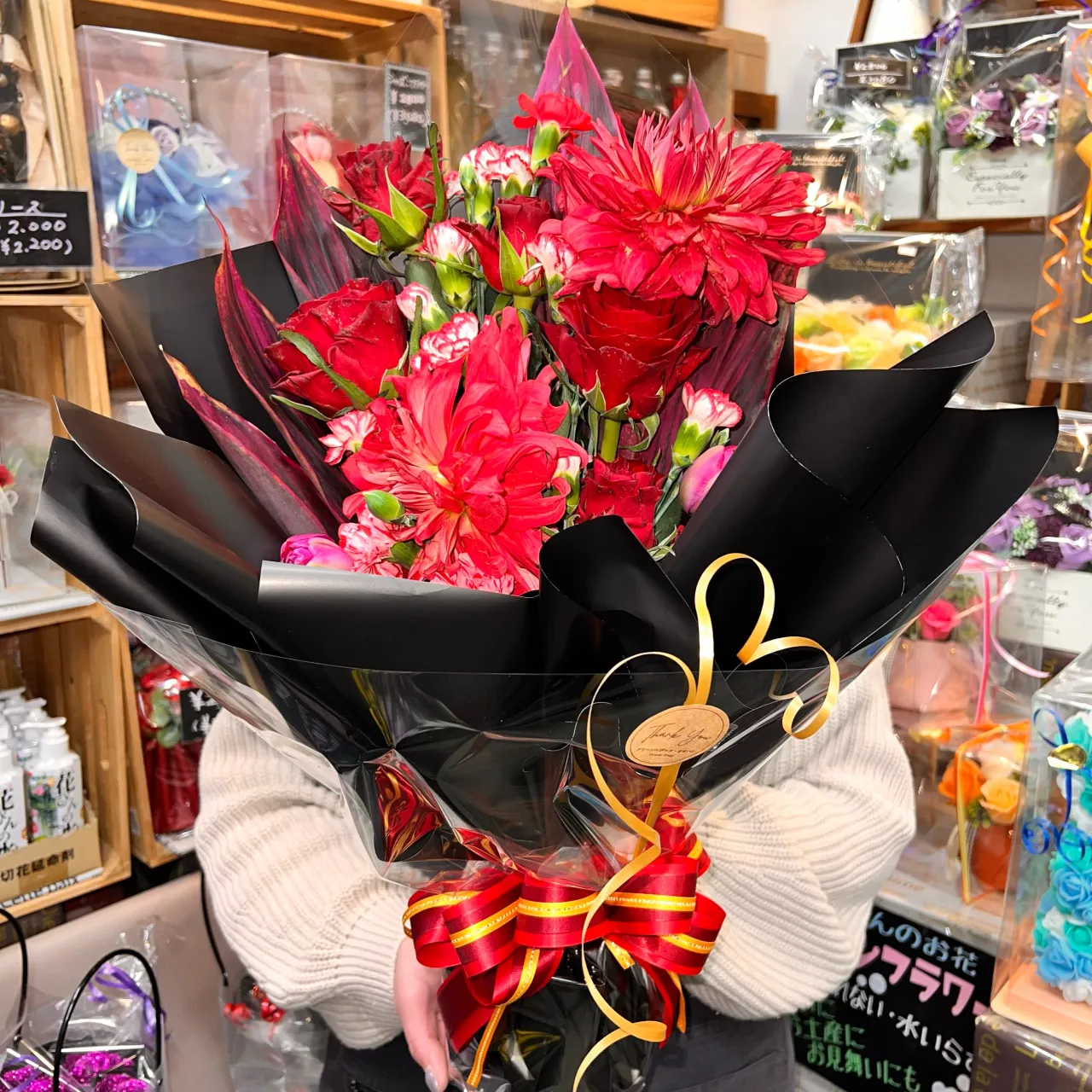 祭り引退の花束|藤井寺の花屋